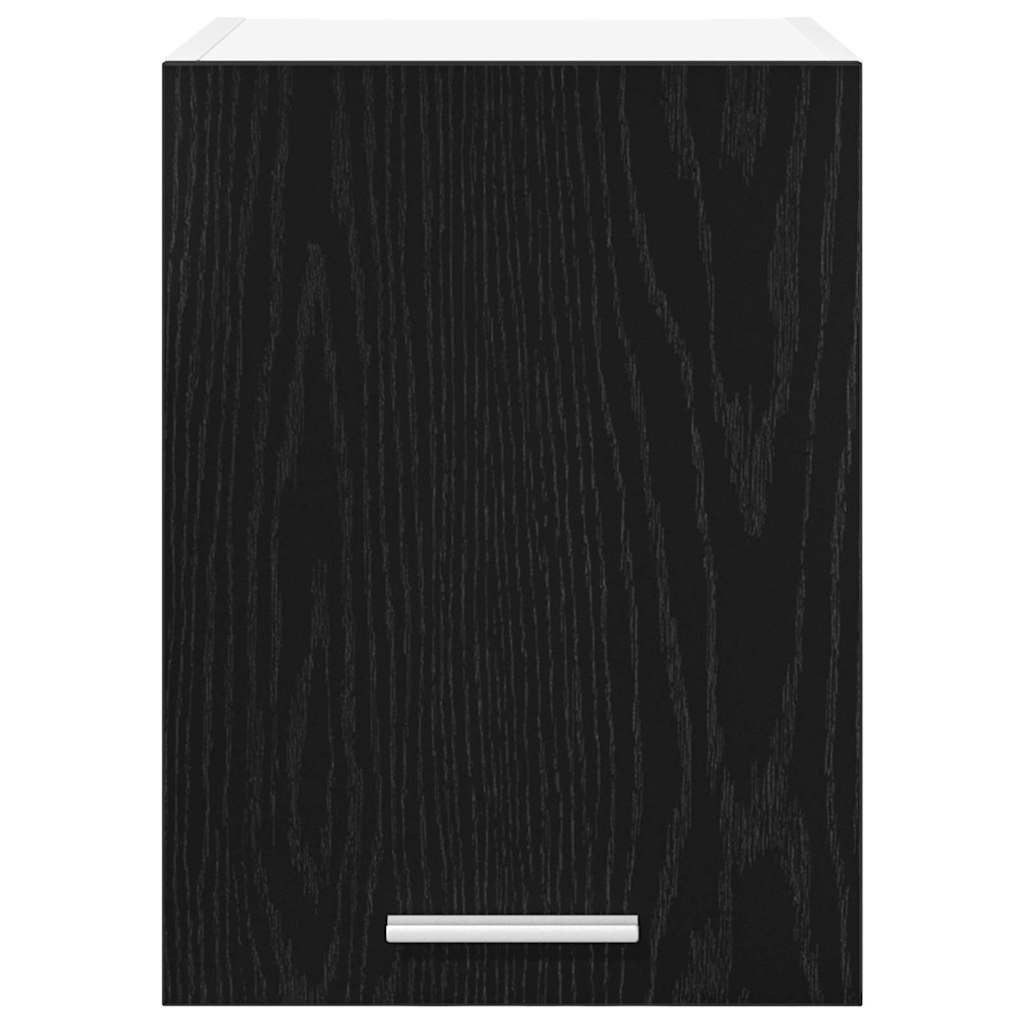 Hängeschrank Schwarze Eiche und Weiß 30 x 31 x 40 cm