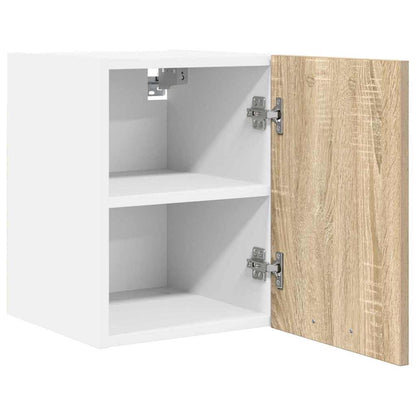 Hängeschrank Sonoma-Eiche und Weiß 30 x 31 x 40 cm