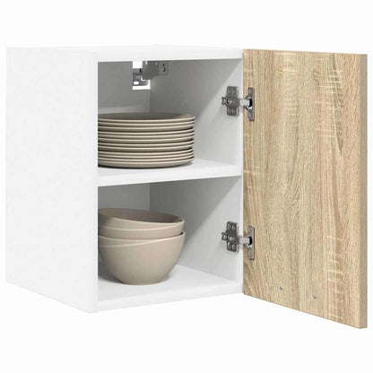 Hängeschrank Sonoma-Eiche und Weiß 30 x 31 x 40 cm