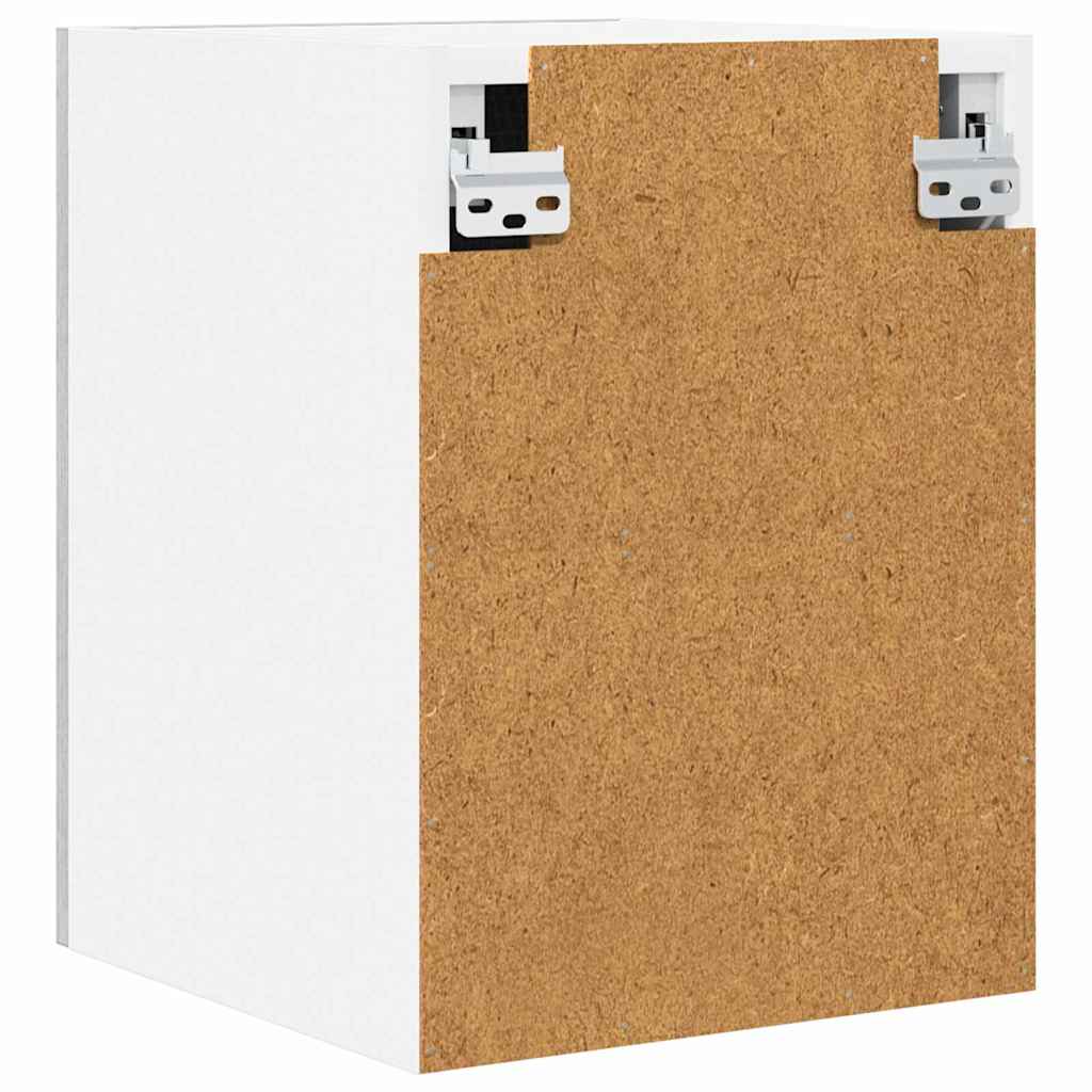 Hängeschrank Grau Sonoma und Weiß 30 x 31 x 40 cm Holzwerkstoff