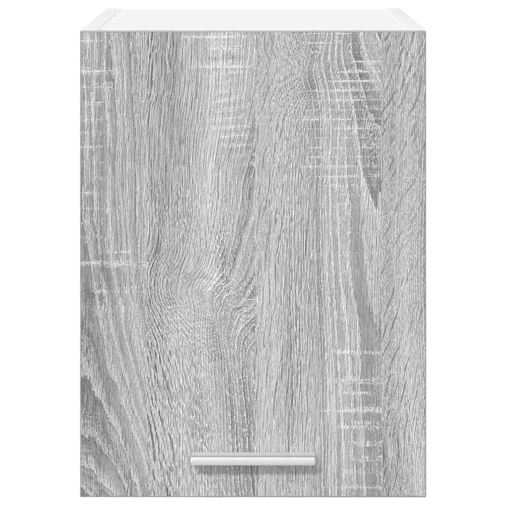 Hängeschrank Grau Sonoma und Weiß 30 x 31 x 40 cm Holzwerkstoff