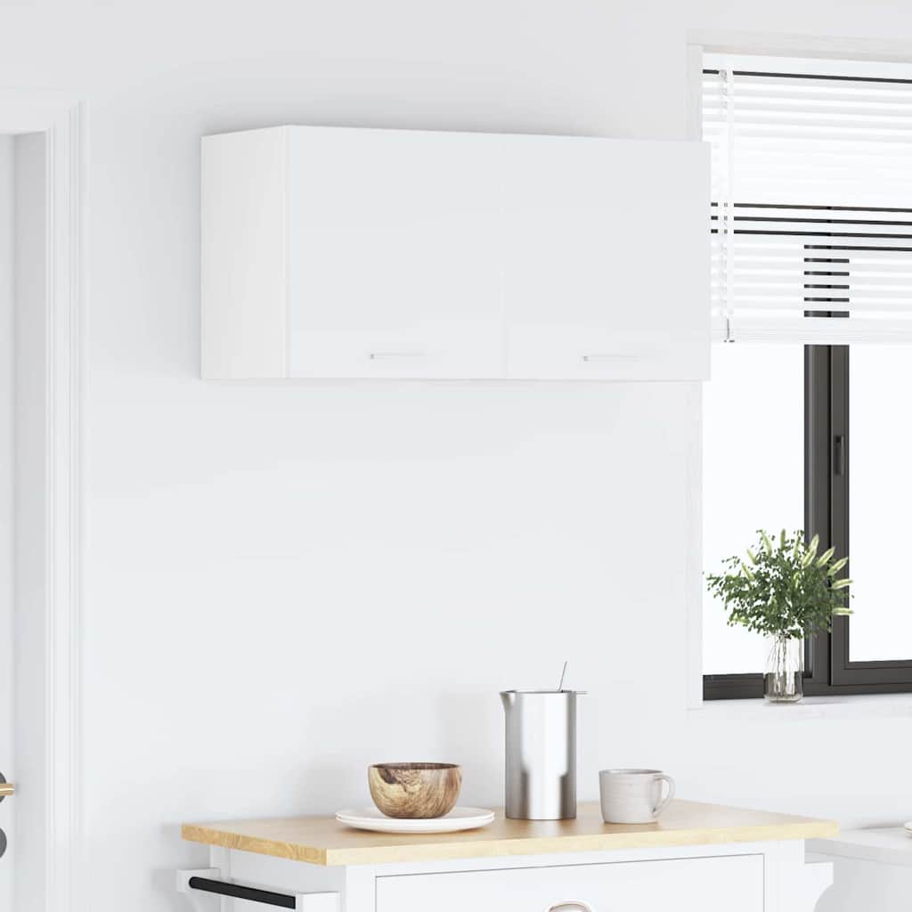 Hängeschrank mit Regal Riga Weiß 40 x 31 x 40 cm Holzwerkstoff