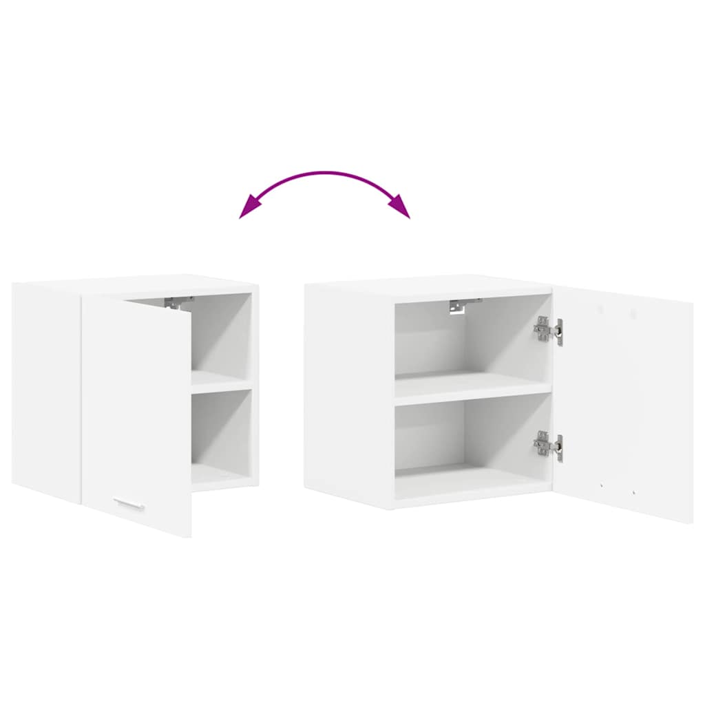 Hängeschrank 2 stk. Weiß Holzwerkstoff