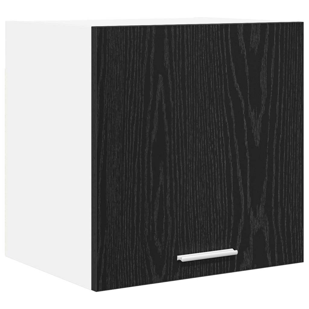 Hängeschrank Schwarze Eiche und Weiß 40 x 31 x 40 cm