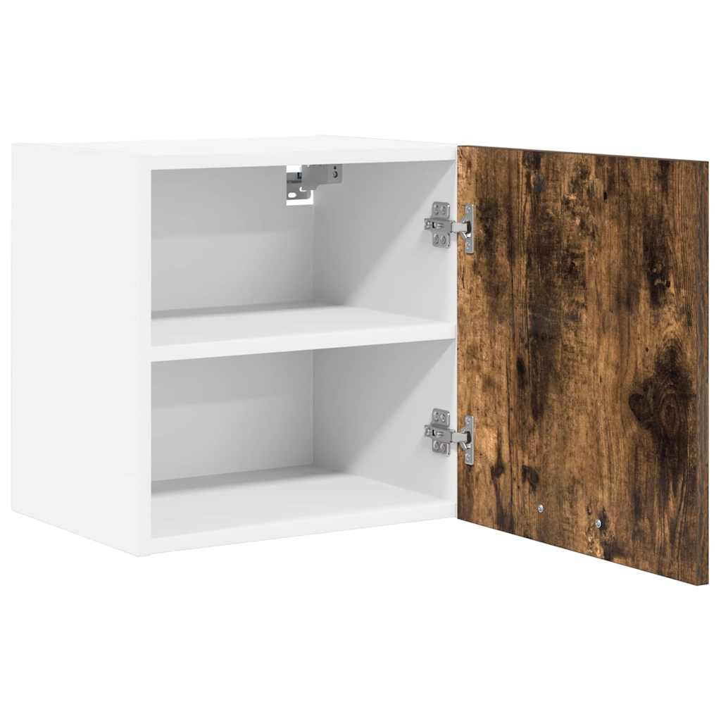 Hängeschrank Geräucherte Eiche und Weiß 40 x 31 x 40 cm