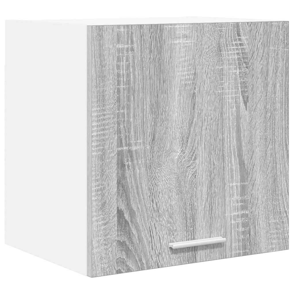 Hängeschrank Grau Sonoma und Weiß 40 x 31 x 40 cm Holzwerkstoff
