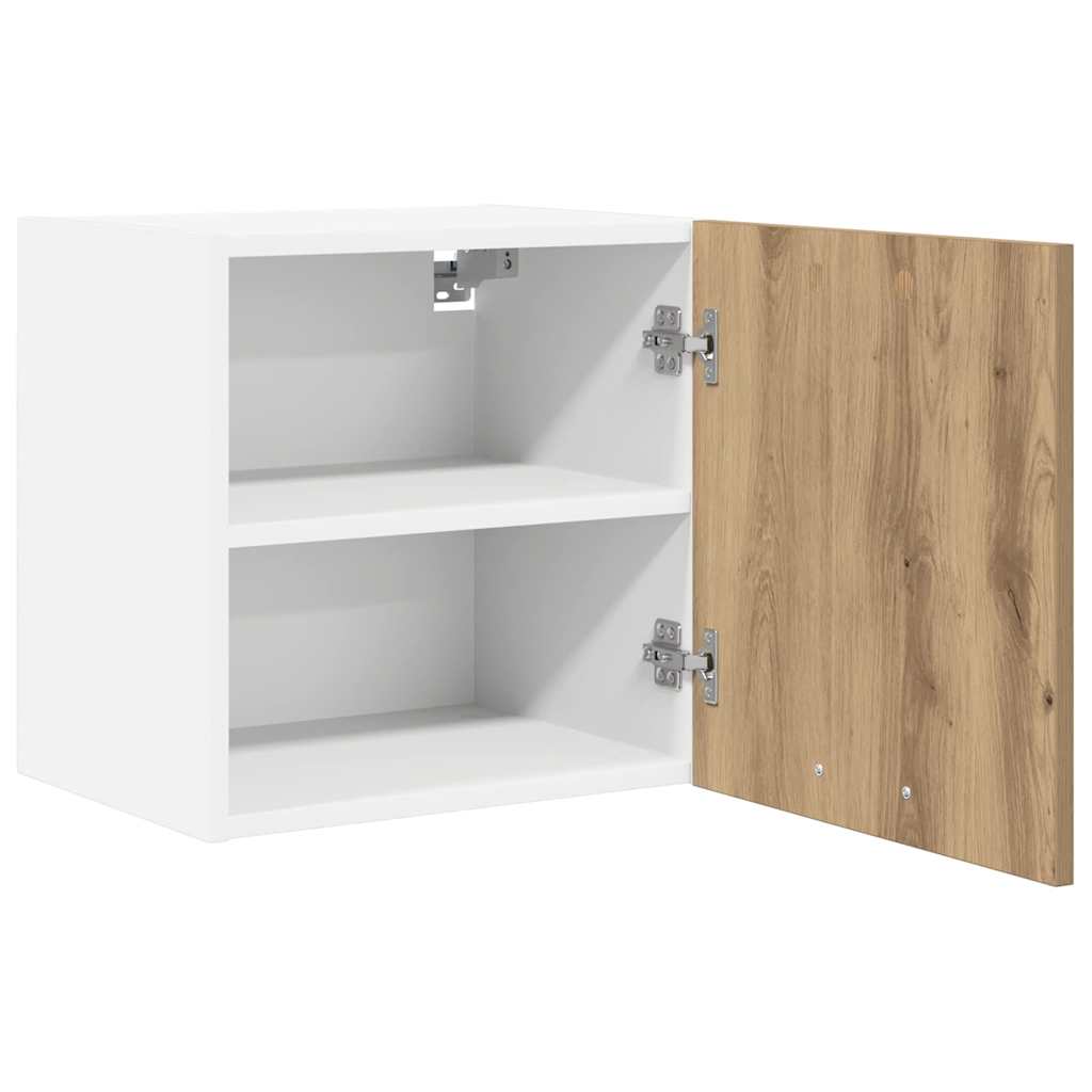 Hängeschrank Artisan-Eiche und Weiß 40 x 31 x 40 cm