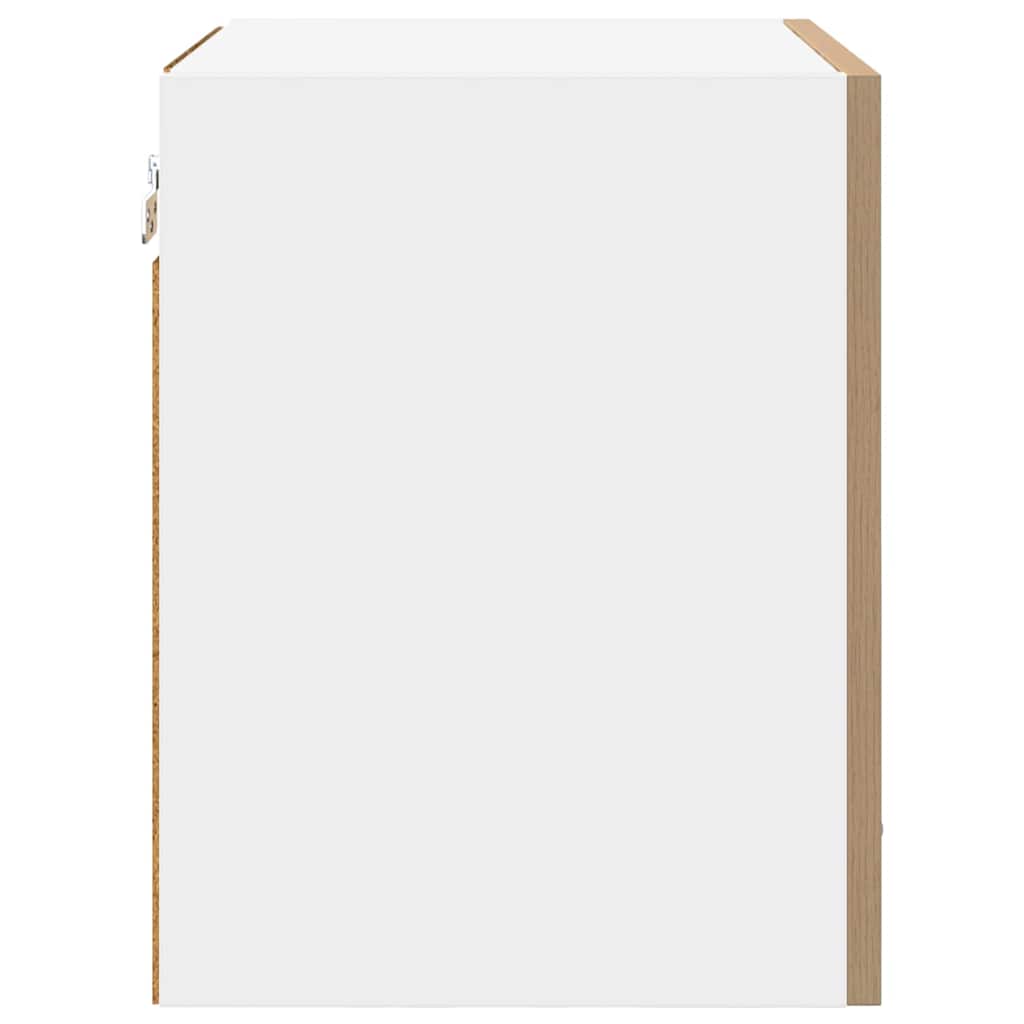 Hängeschrank Artisan-Eiche und Weiß 40 x 31 x 40 cm
