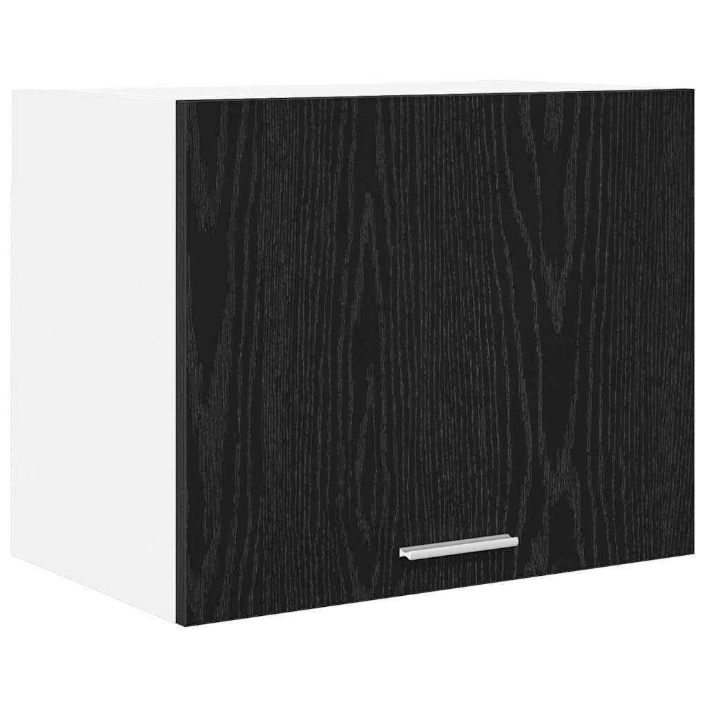 Hängeschrank Schwarze Eiche und Weiß 50 x 31 x 40 cm
