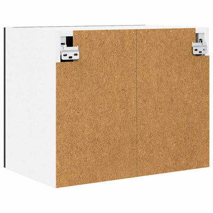 Hängeschrank Schwarze Eiche und Weiß 50 x 31 x 40 cm