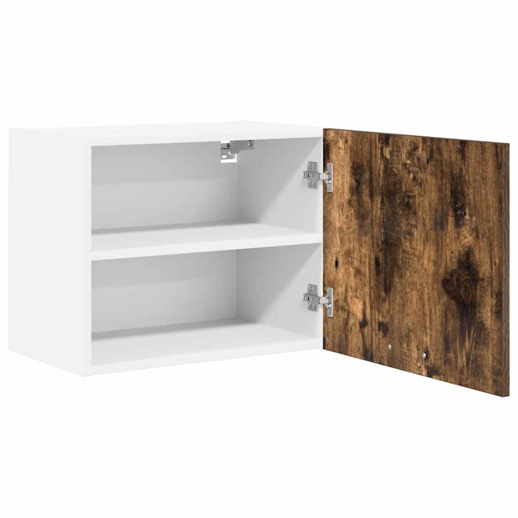 Hängeschrank Geräucherte Eiche und Weiß 50 x 31 x 40 cm