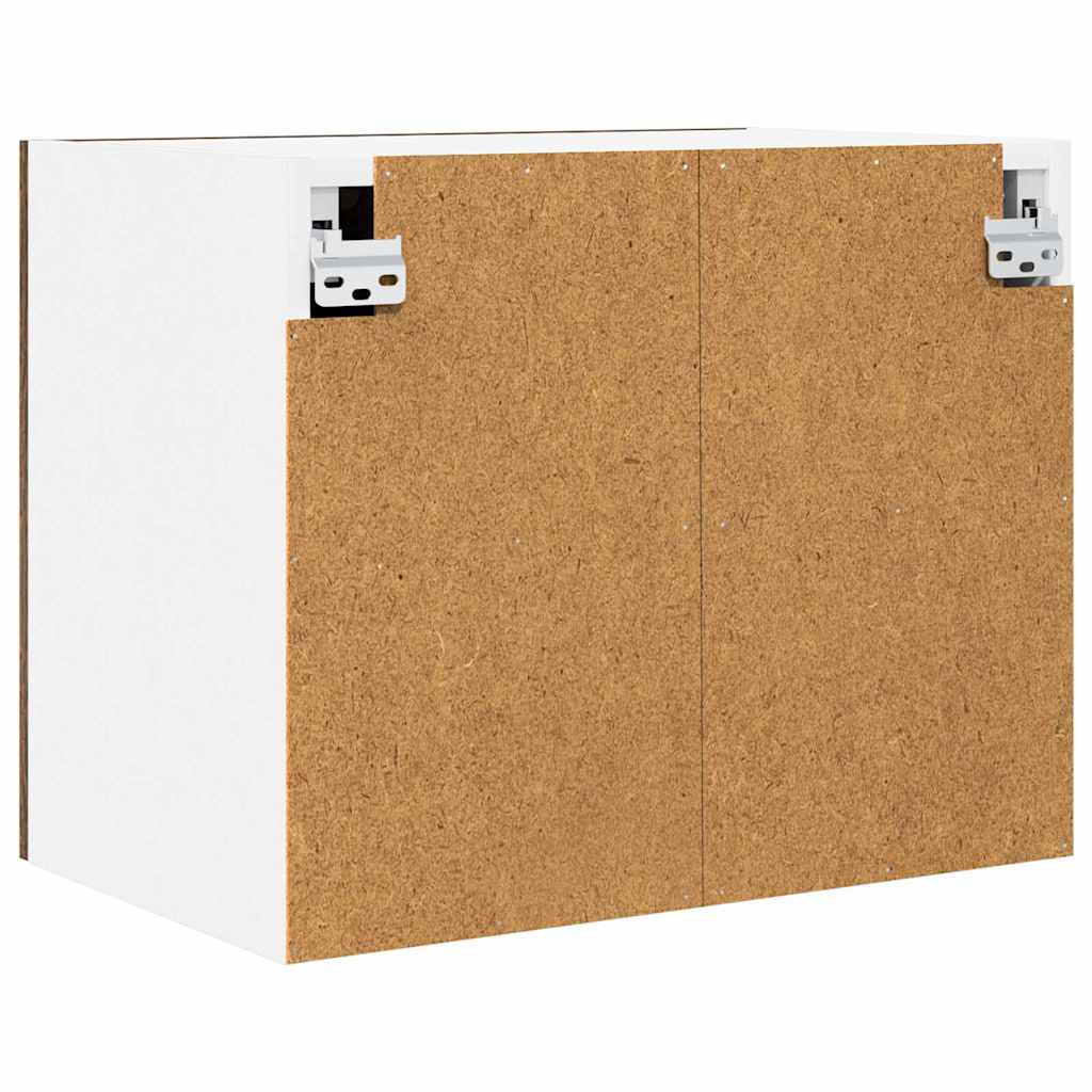 Hängeschrank Geräucherte Eiche und Weiß 50 x 31 x 40 cm