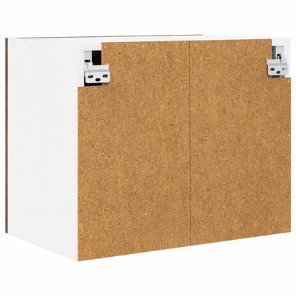 Hängeschrank Geräucherte Eiche und Weiß 50 x 31 x 40 cm