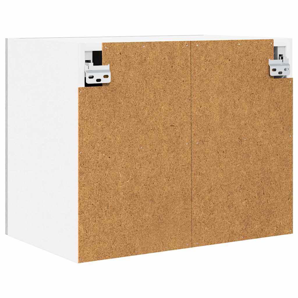 Hängeschrank 2 stk. Grau Sonoma und Weiß Holzwerkstoff
