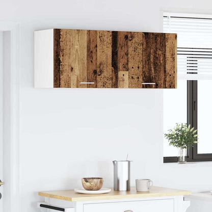 Hängeschrank Altes Holz und Weiß 50 x 31 x 40 cm Holzwerkstoff