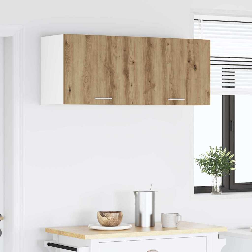 Hängeschrank Artisan-Eiche und Weiß 50 x 31 x 40 cm