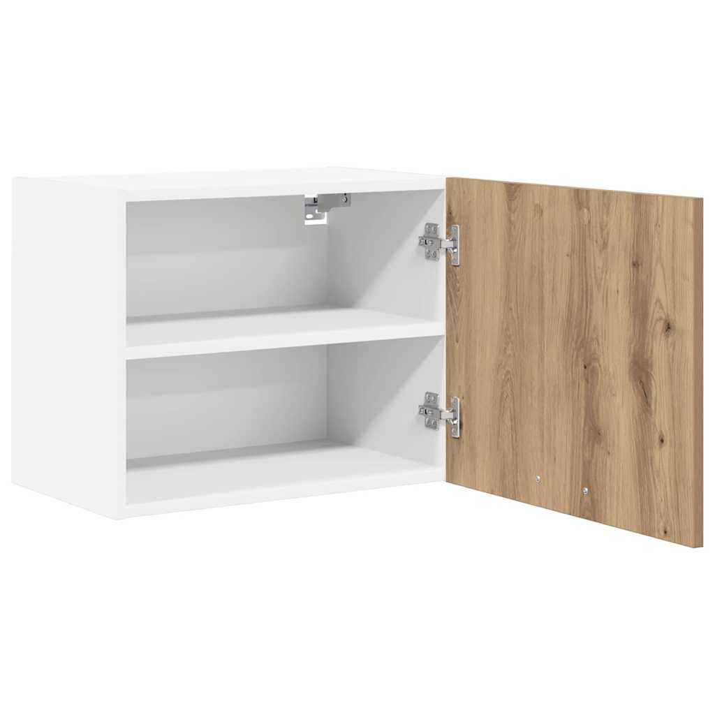 Hängeschrank Artisan-Eiche und Weiß 50 x 31 x 40 cm
