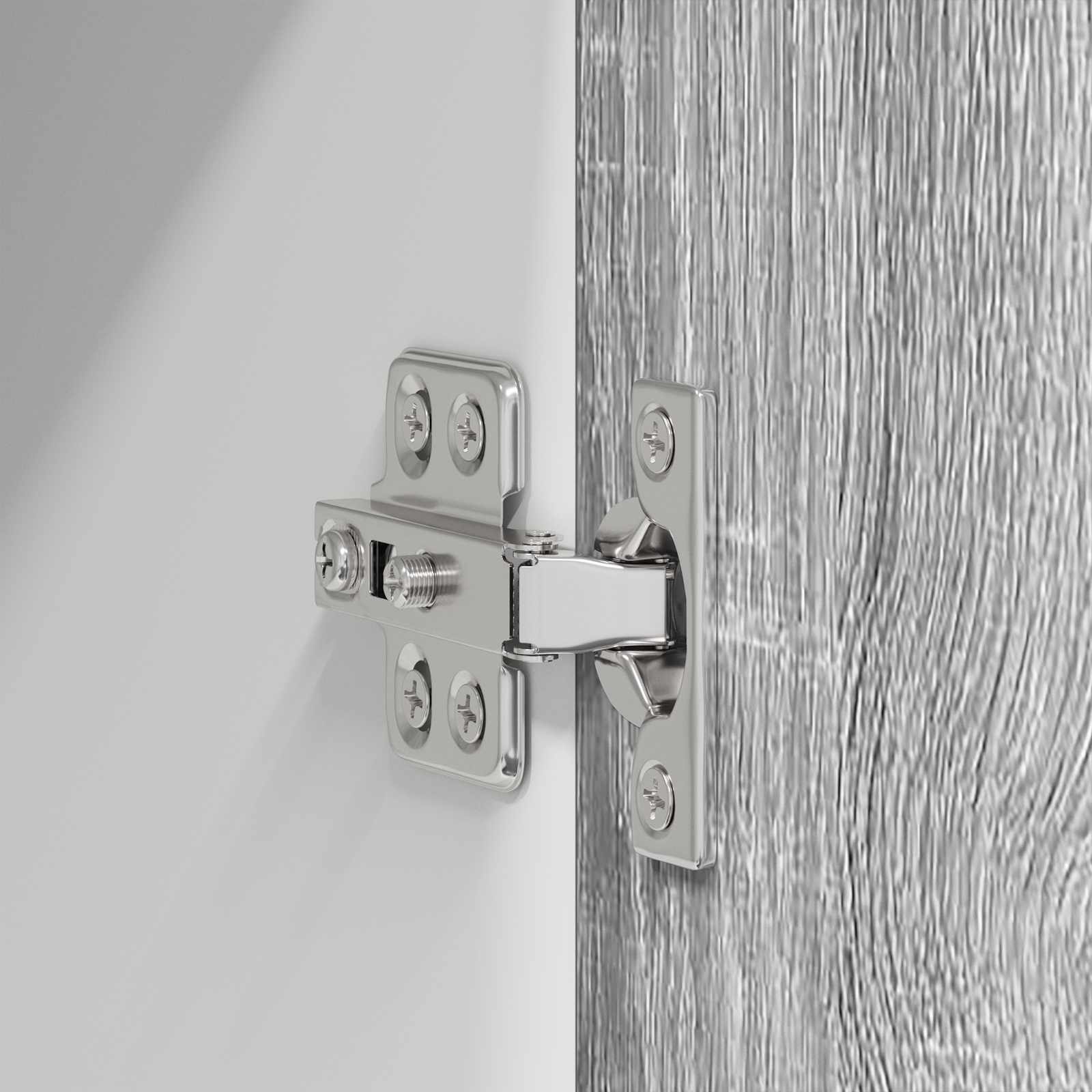 Hängeschrank 2 stk. Grau Sonoma und Weiß Holzwerkstoff