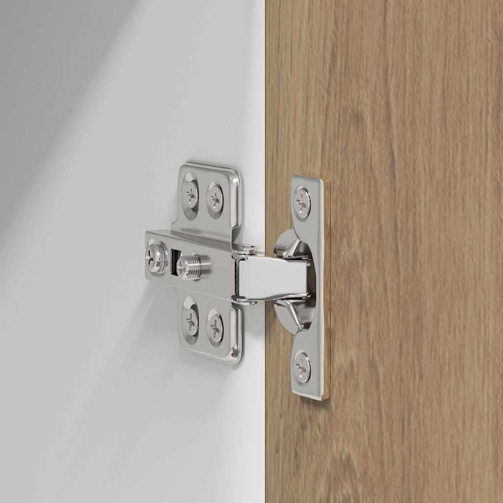 Hängeschrank 2 stk. Artisan-Eiche und Weiß Holzwerkstoff
