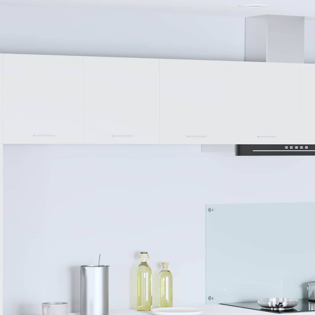 Hängeschrank mit Regal Riga Weiß 80 x 31 x 40 cm Holzwerkstoff