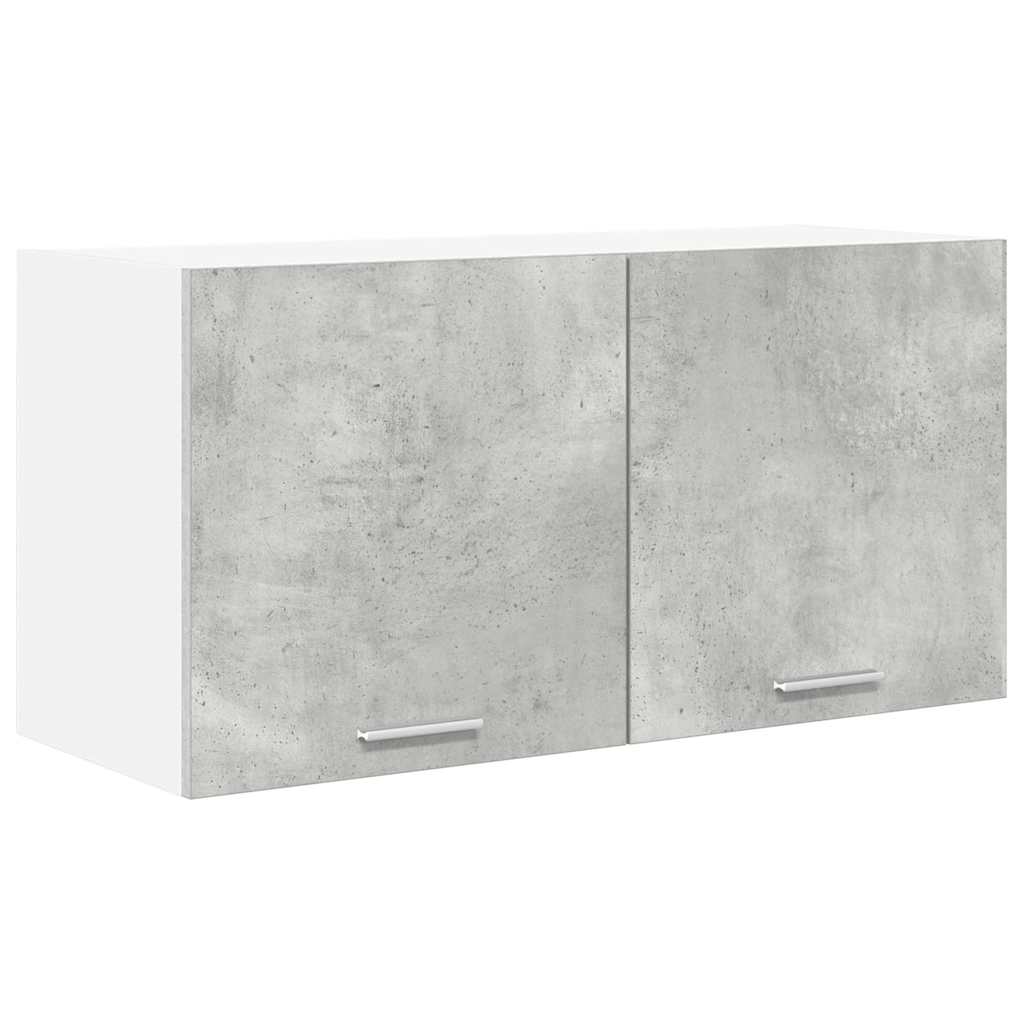 Hängeschrank Betongrau 80 x 31 x 40 cm Holzwerkstoff