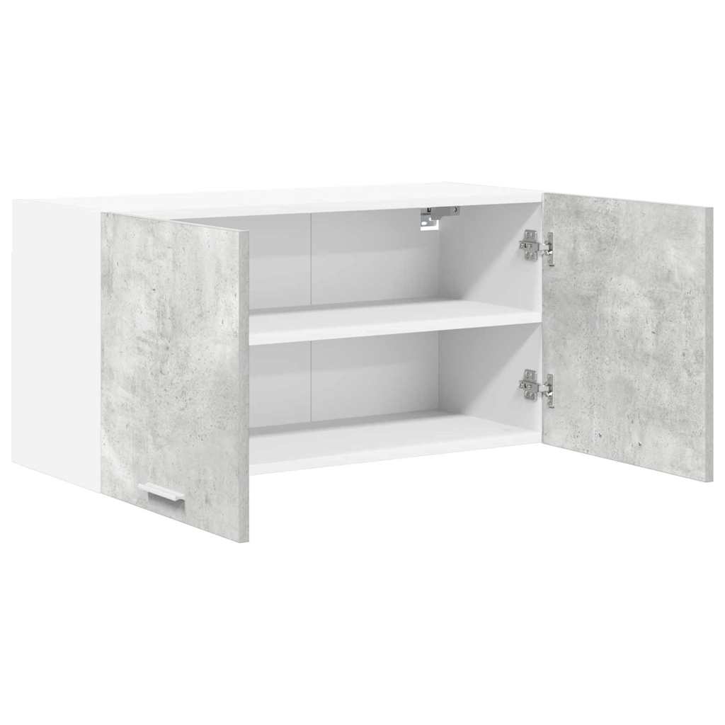Hängeschrank Betongrau 80 x 31 x 40 cm Holzwerkstoff