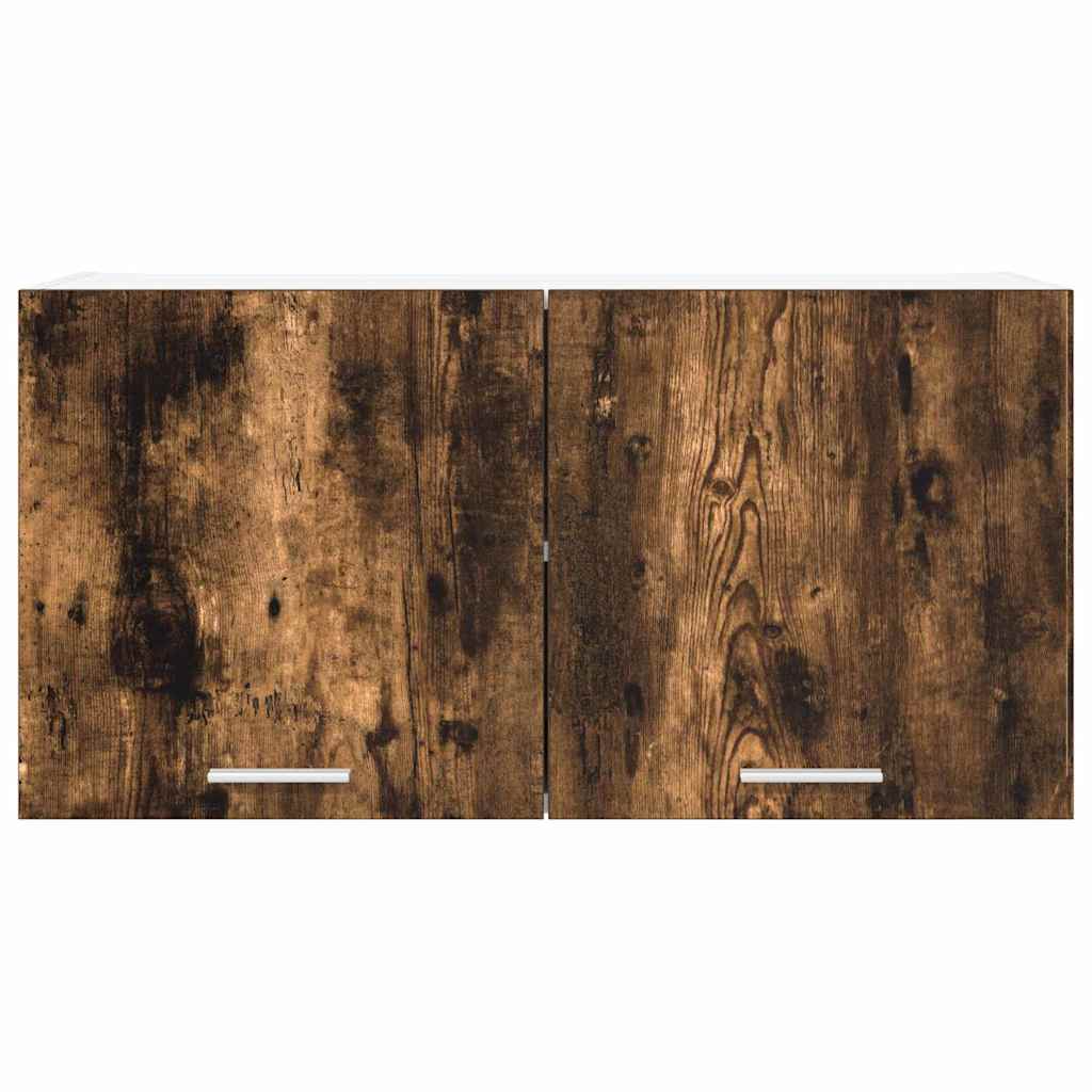 Hängeschrank mit Regal Riga Geräucherte Eiche 80 x 31 x 40 cm