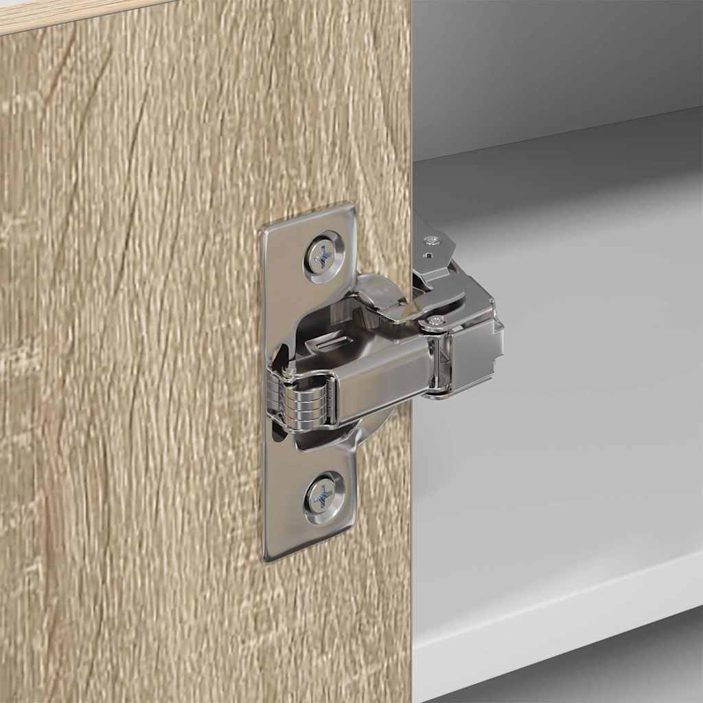 Hängeschrank Sonoma-Eiche und Weiß 57 x 57 x 40 cm