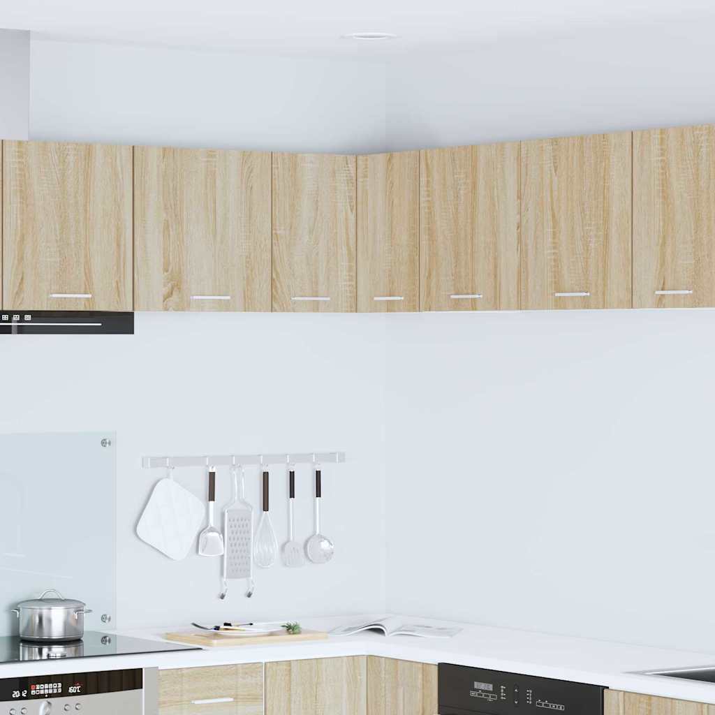 Hängeschrank Sonoma-Eiche und Weiß 57 x 57 x 40 cm