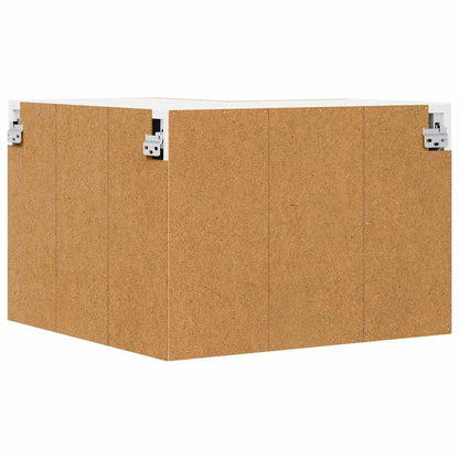 Hängeschrank Sonoma-Eiche und Weiß 57 x 57 x 40 cm