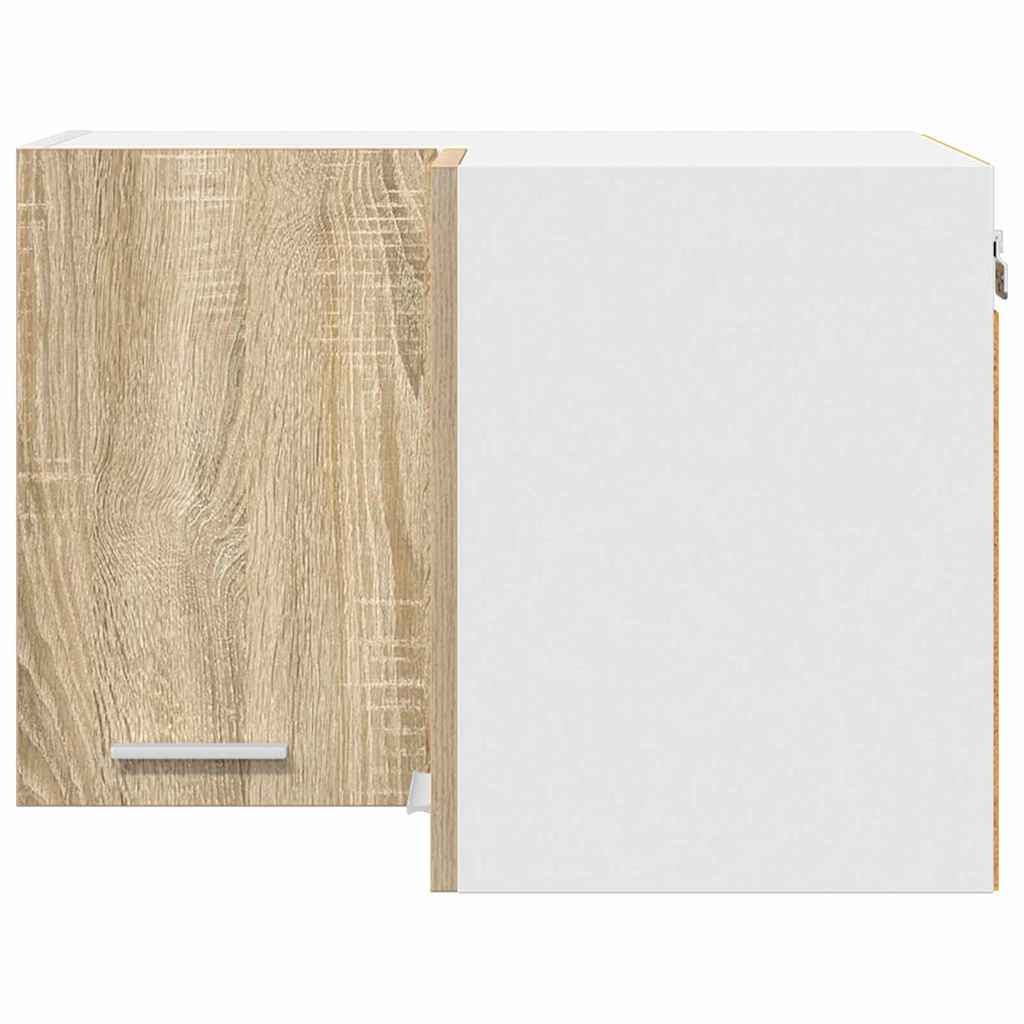 Hängeschrank Sonoma-Eiche und Weiß 57 x 57 x 40 cm