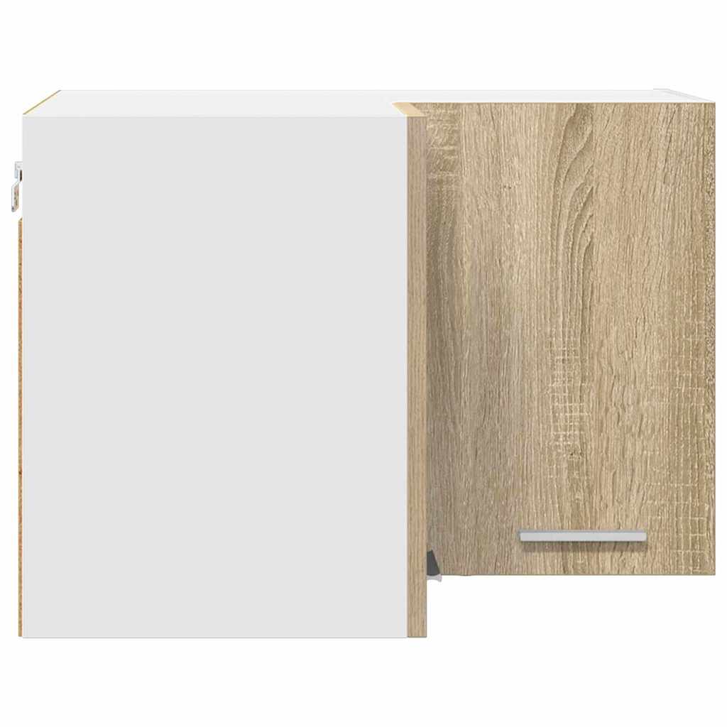 Hängeschrank Sonoma-Eiche und Weiß 57 x 57 x 40 cm