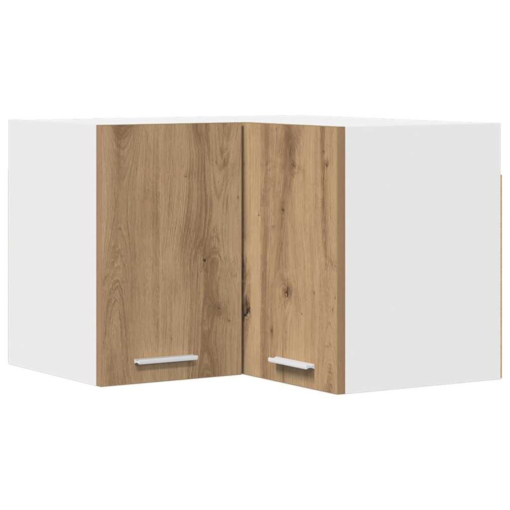 Hängeschrank Artisan-Eiche und Weiß 57 x 57 x 40 cm