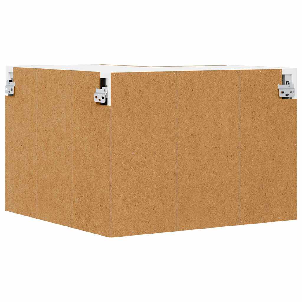Hängeschrank Artisan-Eiche und Weiß 57 x 57 x 40 cm