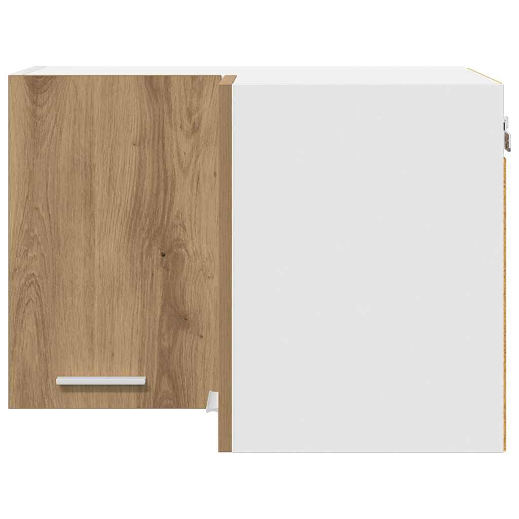 Hängeschrank Artisan-Eiche und Weiß 57 x 57 x 40 cm