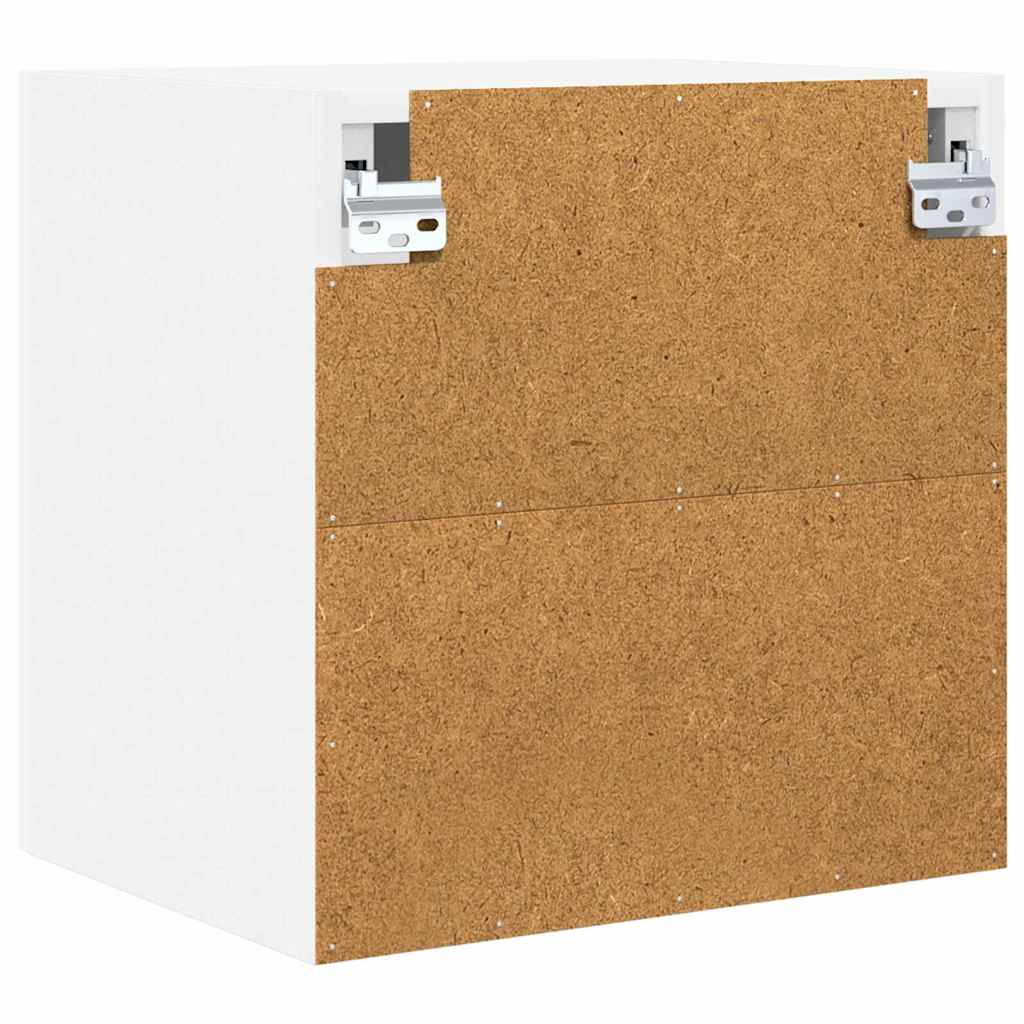 Hängeschrank 2 stk. Weiß Holzwerkstoff