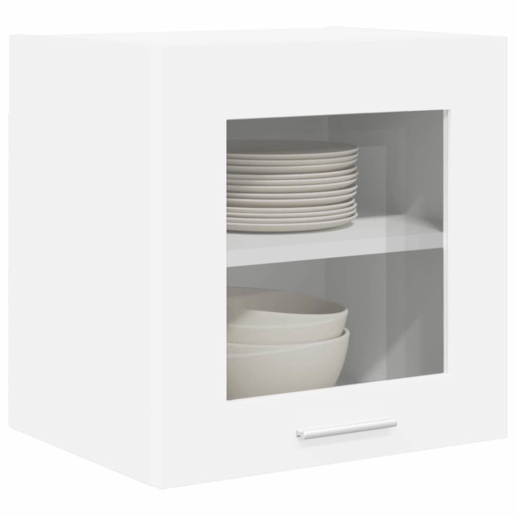 Hängeschrank 2 stk. Weiß Holzwerkstoff