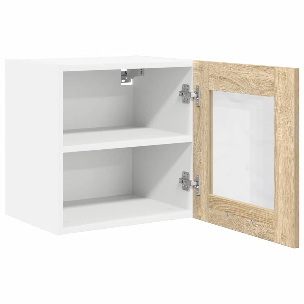 Hängeschrank mit Regal Riga 2 pcs Sonoma-Eiche 40 x 31 x 40 cm
