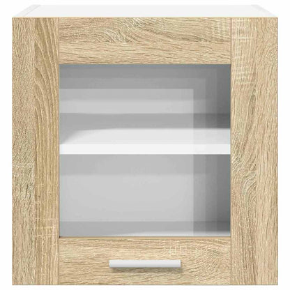 Hängeschrank 2 stk. Sonoma-Eiche Holzwerkstoff