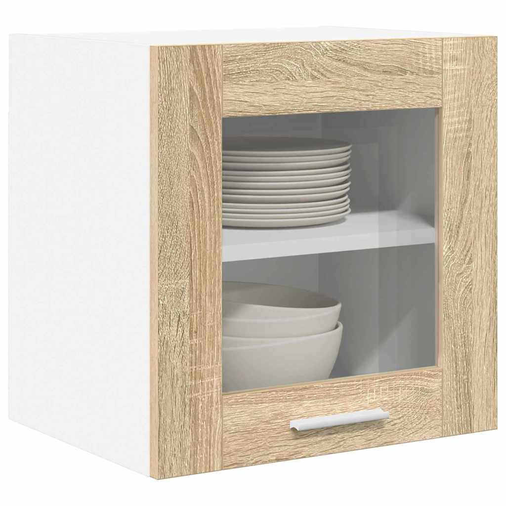 Hängeschrank mit Regal Riga 2 pcs Sonoma-Eiche 40 x 31 x 40 cm