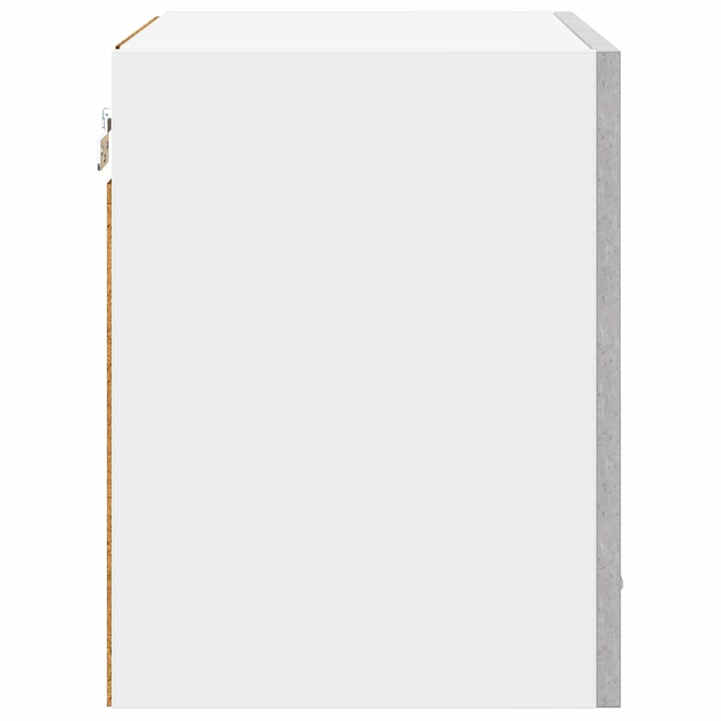 Hängeschrank 2 stk. Betongrau Holzwerkstoff