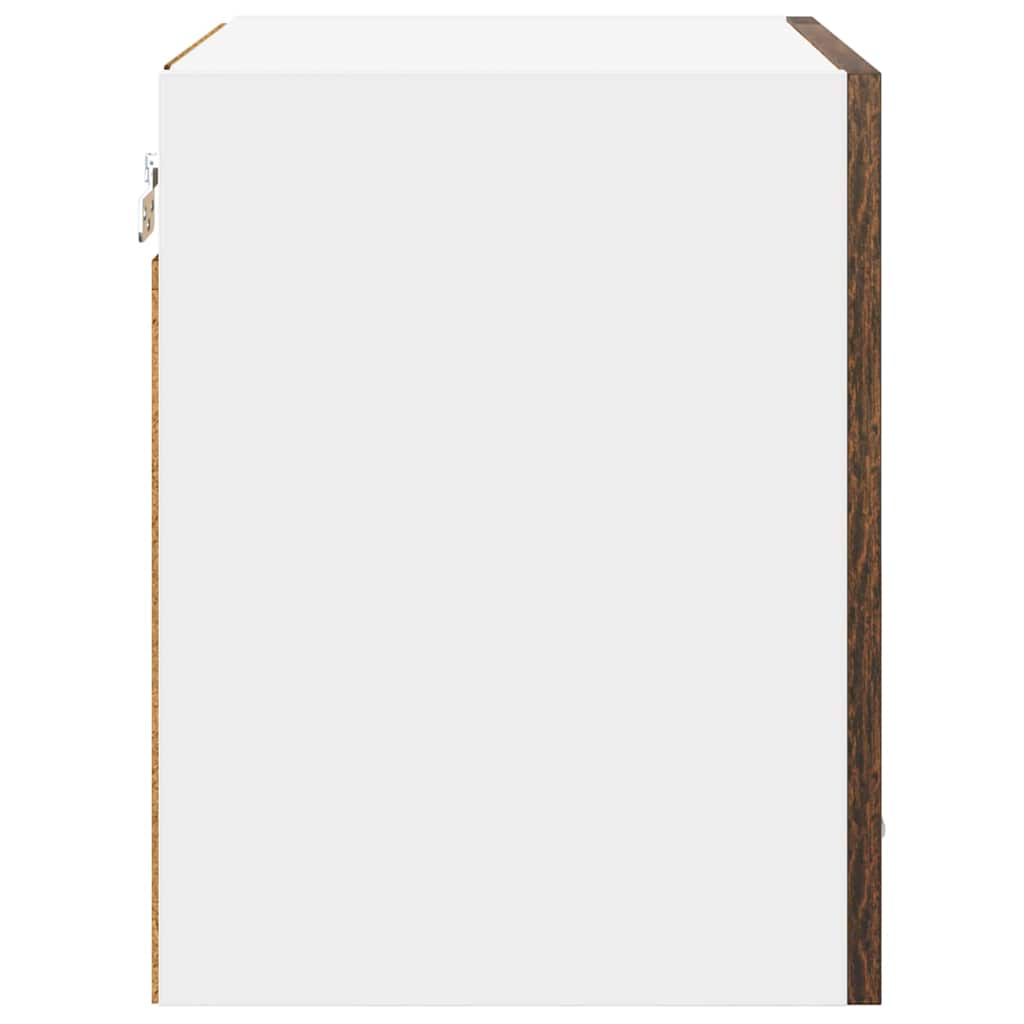 Hängeschrank mit Regal Riga Geräucherte Eiche 40 x 31 x 40 cm