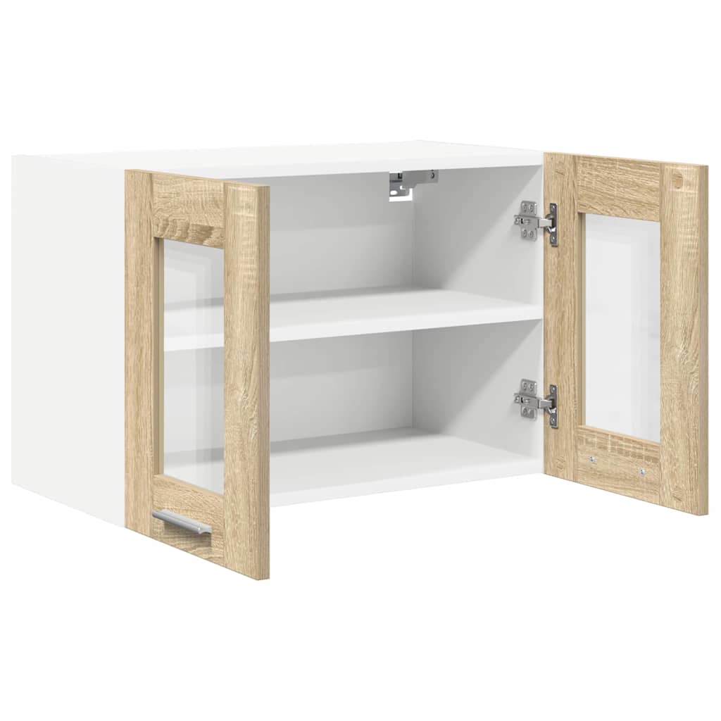 Hängeschrank mit Regal Riga 2 pcs Sonoma-Eiche 60 x 31 x 40 cm