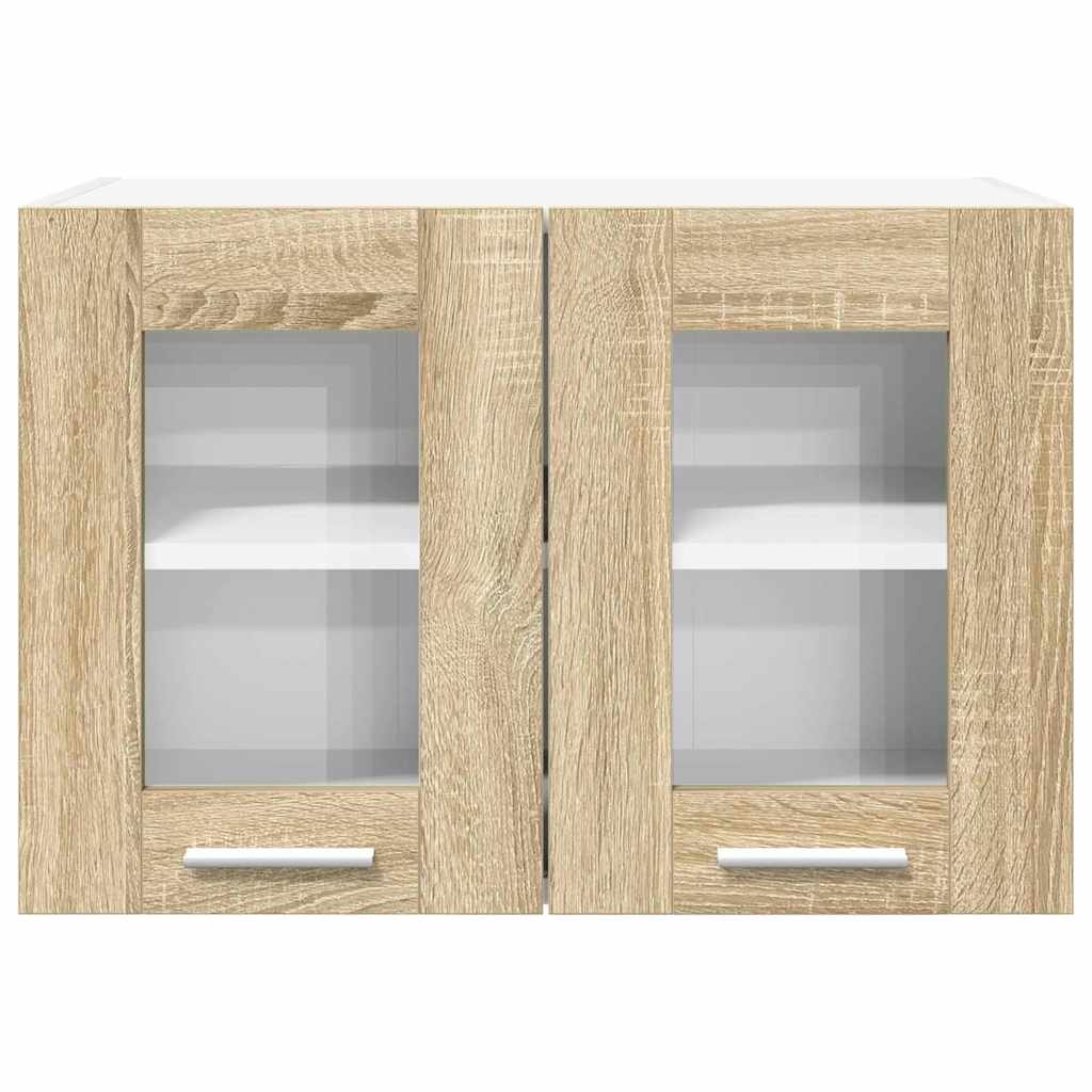 Hängeschrank mit Regal Riga 2 pcs Sonoma-Eiche 60 x 31 x 40 cm