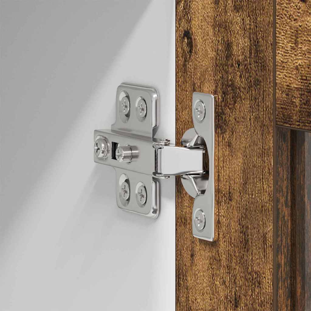 Hängeschrank mit Regal Riga Geräucherte Eiche 60 x 31 x 40 cm