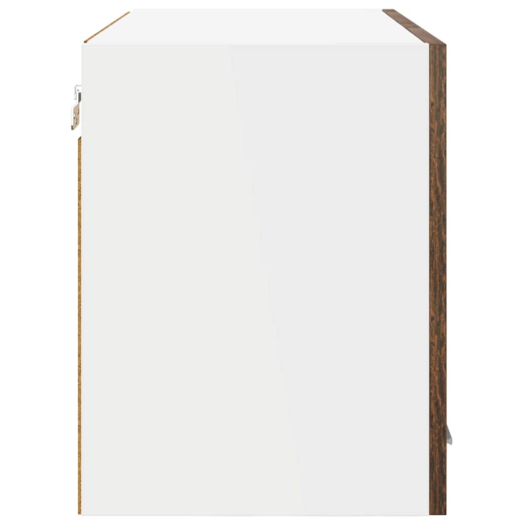 Hängeschrank mit Regal Riga Geräucherte Eiche 60 x 31 x 40 cm