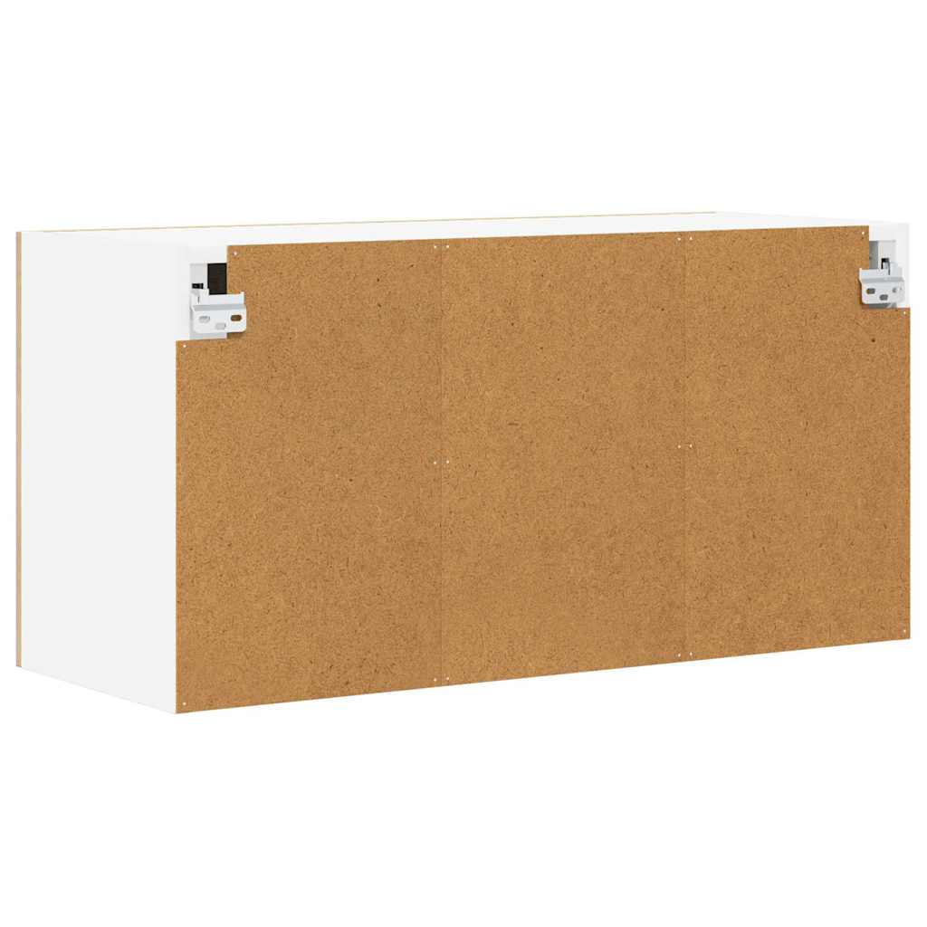 Hängeschrank Sonoma-Eiche und Weiß 80 x 31 x 40 cm