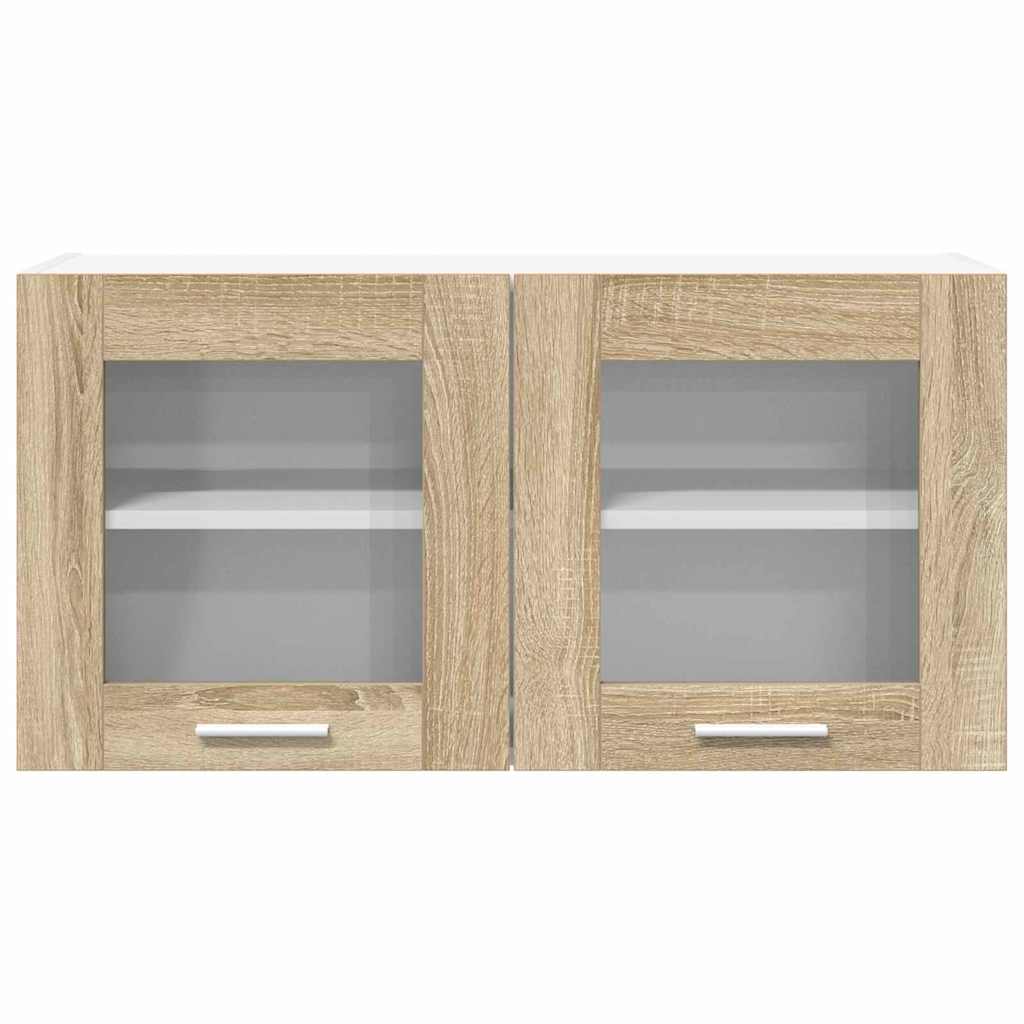 Hängeschrank Sonoma-Eiche und Weiß 80 x 31 x 40 cm