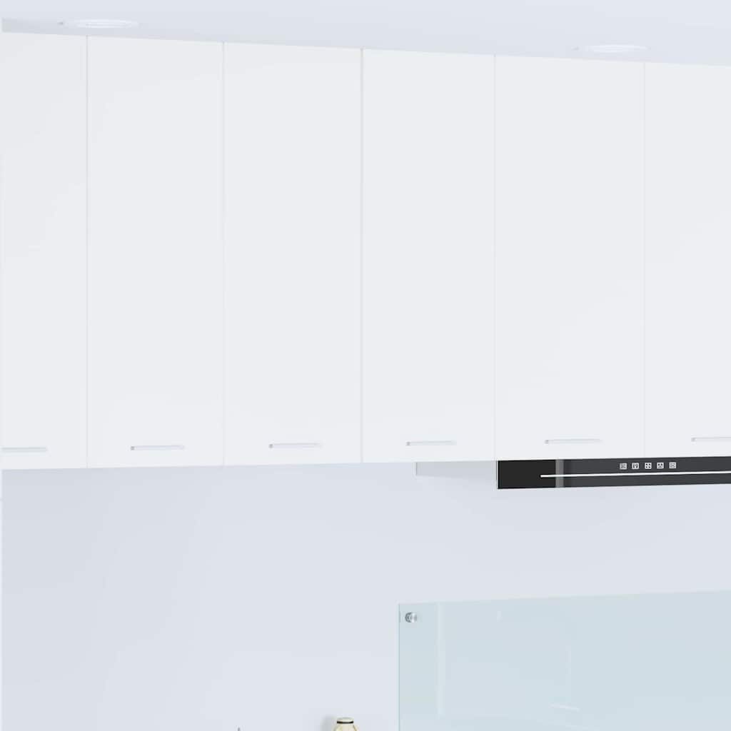 Hängeschrank mit Regal Riga Weiß 30 x 31 x 80 cm Holzwerkstoff