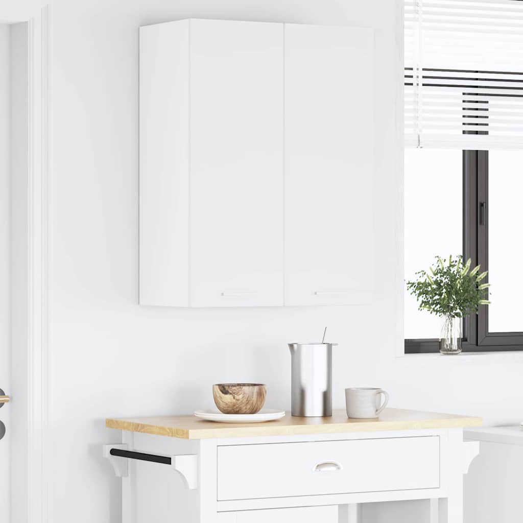 Hängeschrank 2 stk. Weiß Holzwerkstoff